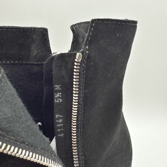 La Canadienne Womens James Ankle Booties US 5.5 M Black Suede Waterproof NWOB - Picture 13 of 13